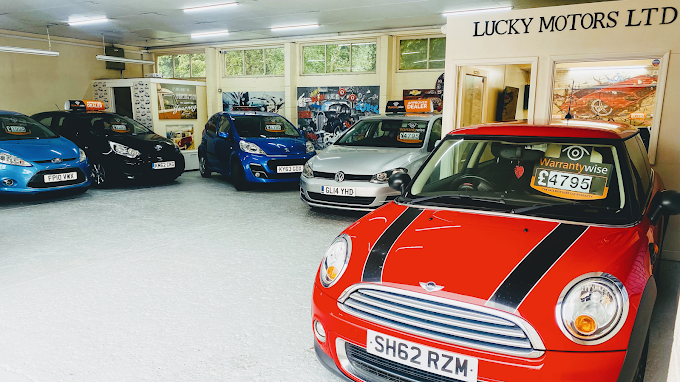 Lucky Motors forecourt